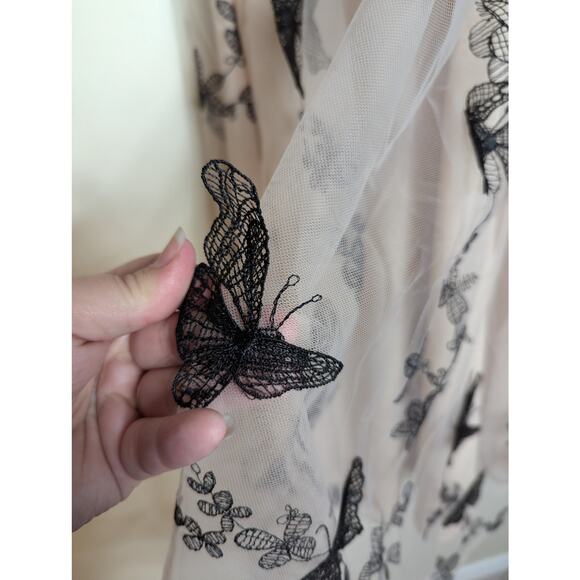 NWT Retro Stage 1950's Style Butterfly Patchwork Dress - Picture 7 of 11